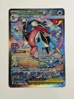 Pokemon TCG Mega Greninja EX 116/86 Chaos Rising Full Art Holo SUPER SUPER CLEAN - Image 1