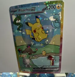 Pikachu EX 232/091 Fan Art Ultra Rare Holo English Altered/Custom Art - Image 1