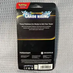Pokemon Chaos Rising Mimikyu & Zacian Checklane Blister Booster Pack NEW Sealed - Image 2