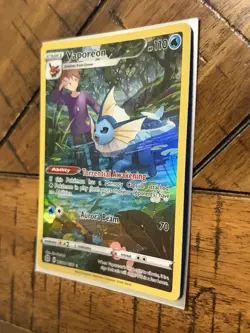 Pokemon TCG Brilliant Stars - Vaporeon TG02/TG30- Trainer Gallery Full Art Rare - Image 5