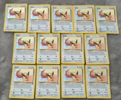 2000 WOTC POKEMON LEAGUE EEVEE #11 BLACK STAR HOLO PROMO LOT OF 13 UNPLAYED - Image 1