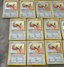 2000 WOTC POKEMON LEAGUE EEVEE #11 BLACK STAR HOLO PROMO LOT OF 13 UNPLAYED - Image 5