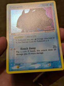 2006 Pokemon TCG EX Holon Phantoms Relicanth 30/110 Stamped Reverse Holo Rare LP - Image 2