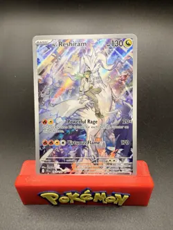 Pokemon TCG N's Reshiram 167/159 Sv09 Illustration Rare Holo Basic 130 HP NM - Image 1