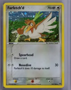 2005 Pokemon EX Emerald 107 Farfetch’d Holo - Image 1