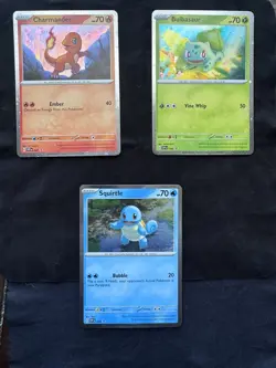 Pokemon Scarlet & Violet 151: Poster Collection Black Star Promo Starters Set - Image 1