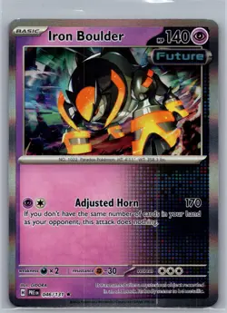 Iron Boulder 046/131 Holo Rare Prismatic Evolutions Pokemon Holo Near Mint - Image 1
