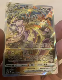 Mewtwo VSTAR GG44/GG70 Holo Crown Zenith Galarian Gallery Pokemon English - Image 5