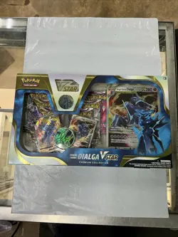 Pokemon TCG Origin Forme Dialga VSTAR Premium Collection Box Set Factory Sealed - Image 1