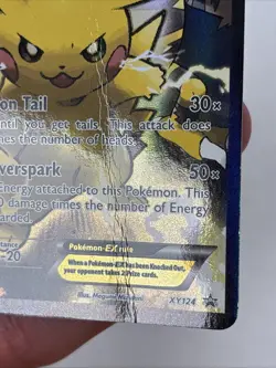 2016 Pokemon Pikachu EX 130 XY124 - XY Promo HP - Image 3