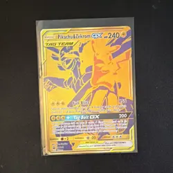 Pokemon Pikachu & Zekrom GX TAG TEAM Promo Holo SM168 Basic 240 HP English - Image 1