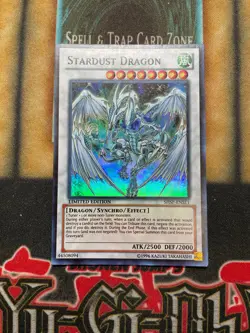 Yugioh Stardust Dragon SHSP-ENSE1 Super Rare Limited Edition NM - Image 1