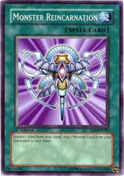 Monster Reincarnation - YSD-EN030 - Common - Unlimited Edition - Heavily Played - Image 1