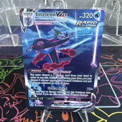 MISCUT Pokemon TCG - Inteleon VMAX 266/264 Alternate Art - Fusion Strike - NM - Image 1