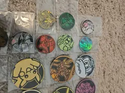 Lot of 46 Official Pokemon TCG Coins - Image 2