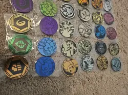 Lot of 46 Official Pokemon TCG Coins - Image 5