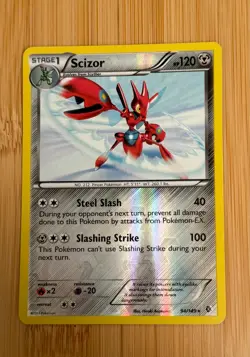 Scizor 94/149 Pokemon TCG Boundaries Crossed Reverse Holo - Image 1