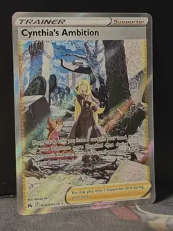 Pokemon TCG: Cynthia's Ambition GG60/GG70 Crown Zenith: Galarian Gallery Holo - Image 1