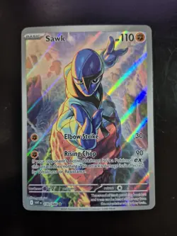 Sawk 130/086 White Flare Illustration Rare Pokemon TCG NM - Image 1