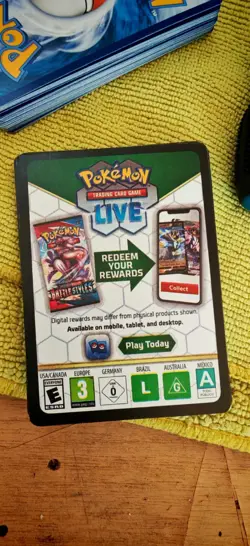 pokemon redeem cards x10 - Image 1