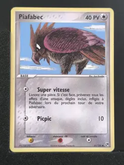 Carte Pokemon Piafabec 81/100 Ex Tempete De Sable TDS Bloc EX FR 1 - Image 2