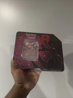 Pokemon Team Rocket MewTwo Tin New Sealed Destined Rivals - NEW / SEALED - Image 1