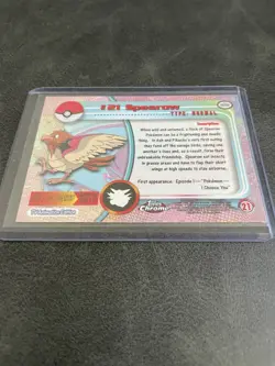 2000 Topps Chrome Pokemon TV Animation Edition Spearow #21 - Image 2