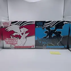 Pokemon Black Bolt & White Flare Elite Trainer Box Factory Sealed 2 Pack ETB #7 - Image 1