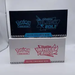 Pokemon Black Bolt & White Flare Elite Trainer Box Factory Sealed 2 Pack ETB #7 - Image 5
