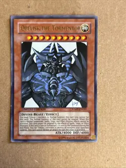 2O10 Obelisk the Tormentor JUMP-EN037 Limited Ed. PROMO Ultra Rare YuGiOh - Image 4