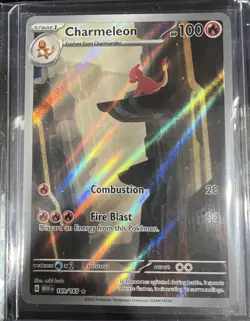 Pokemon TCG Charmeleon 169/165 SV: Scarlet & Violet 151 Illustration Rare IR - Image 1
