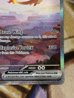 Charizard ex 199/165 Pokemon 151 SIR Full Art English Holo “No Neck Zard” - NM🔥 - Image 5