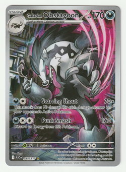 Galarian Obstagoon 245/217 NM Pokemon TCG Illustration Rare Ascended Heroes Holo - Image 1