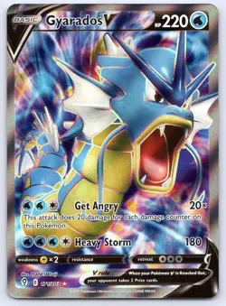 Gyarados V 171/203 Ultra Rare Evolving Skies Pokemon Holo 2021 NM - Image 1
