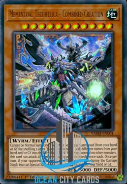 Yugioh Mementoal Tecuhtlica VASM-EN001 Ultra Rare 1st Edition LP - Image 1