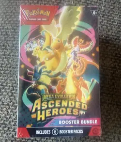 Pokemon TCG Mega Evolution Ascended Heroes Booster Bundle Box - 6 Packs - Image 1