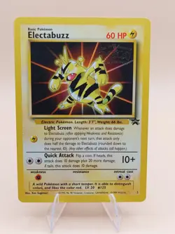 Electabuzz Pokemon Black Star Promo #2 Pokemon Movie WOTC 1999 - Image 1