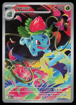 Pokemon Ivysaur - 134/132 - Illustration Rare Mega Evolution Holo NM - Image 1