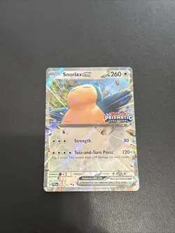 Pokemon TCG Snorlax EX Double Holo Rare Prismatic STAMPED - Image 1