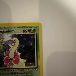 Pokemon TCG Meganium Holo 11/111 Neo Genesis 1st Edition NM - Image 4