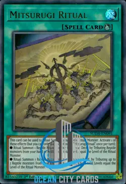 Yugioh Mitsurugi Ritual SUDA-EN095 Ultra Rare 1st Edition - Image 1