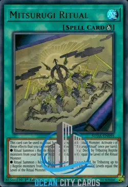 Yugioh Mitsurugi Ritual SUDA-EN095 Ultra Rare 1st Edition - Image 3