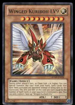 WINGED KURIBOH LV9 RYMP-EN014 R YU-GI-OH UNLIMITED NM/M - Image 1