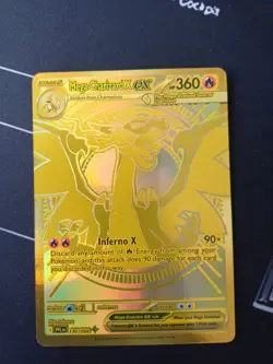 2025 POKEMON PFL EN-PHANTASMAL FLAMES MEGA HYPER RARE MEGA CHARIZARD X EX PSA 9 - Image 1