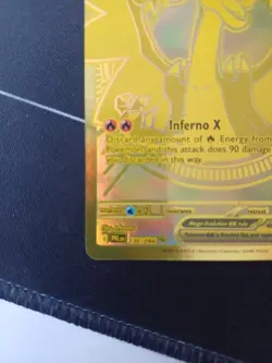 2025 POKEMON PFL EN-PHANTASMAL FLAMES MEGA HYPER RARE MEGA CHARIZARD X EX PSA 9 - Image 5