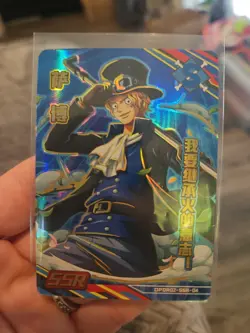 Sabo SSR OPDR02-SSR-04 One Piece Anime Trading Card Dressrosa - Image 1