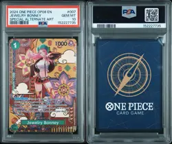 ONE PIECE TWO LEGENDS OP08 JEWELRY BONNEY SP ALT ART ST02 007 PSA 10 GEM MINT - Image 3