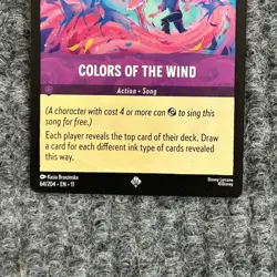 Disney Lorcana Winterspell Colors of the Wind 64/204 Super Rare NM - Image 4