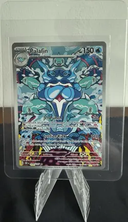 Palafin 200/197 SV03 Obsidian Flames Illustration Rare Full Art Holo English - Image 1