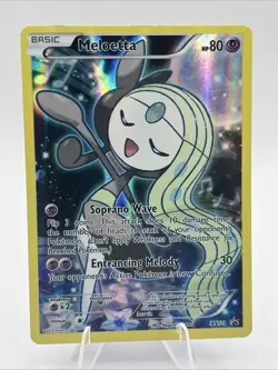 Meloetta XY120 XY Black Star Promo Full Art Holo Foil Pokemon Rare NM 2016 - Image 1